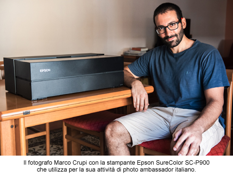 Marco Crupi è il photo ambassador italiano nella campagna Epson “This is my truth”