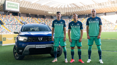 Dacia e Udinese insieme per un nuovo inizio