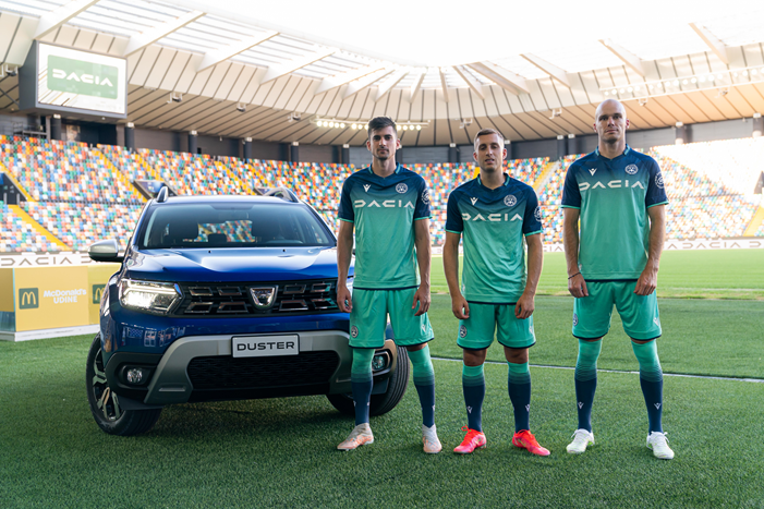 Dacia e Udinese insieme per un nuovo inizio