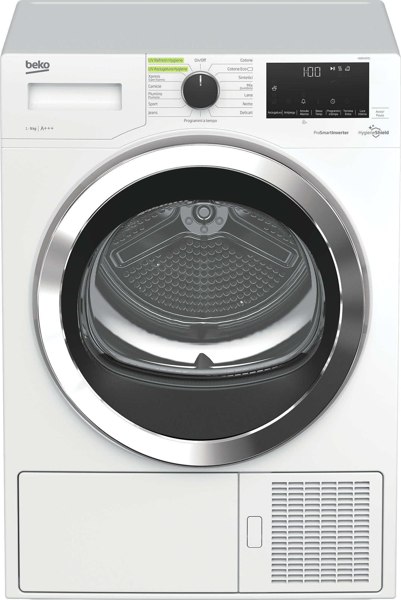 Da Beko la nuova asciugatrice HDRY937CI della gamma HygieneShield