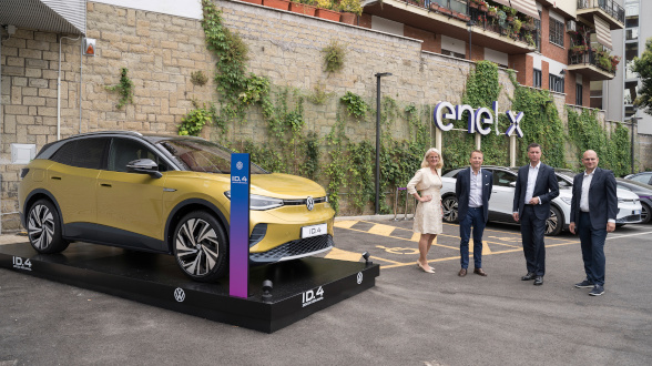 Enel X e Volkswagen insieme per la mobilità elettrica in Italia