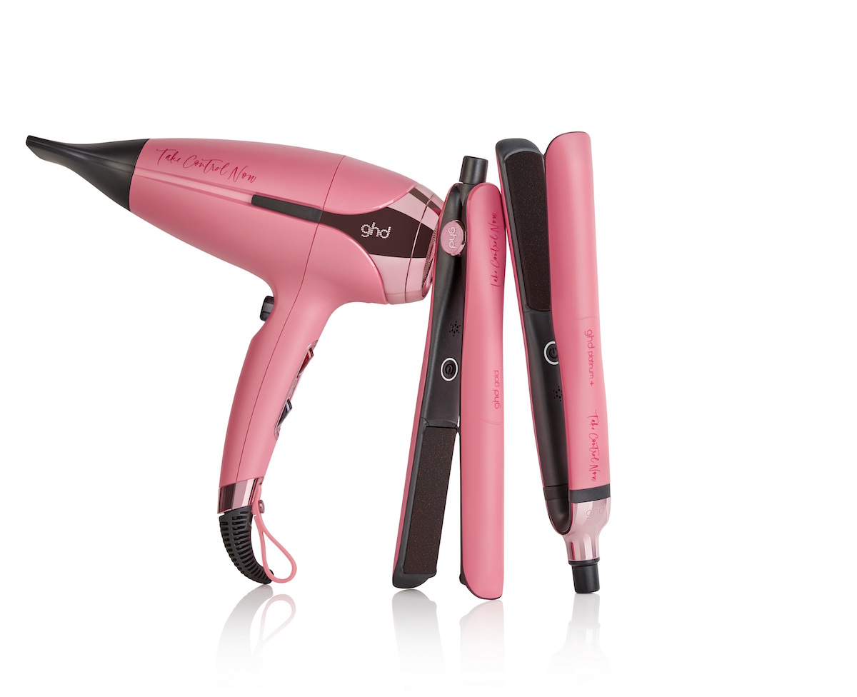 ghd sostiene la Fondazione Veronesi con la Collezione Pink Take Control Now in edizione limitata