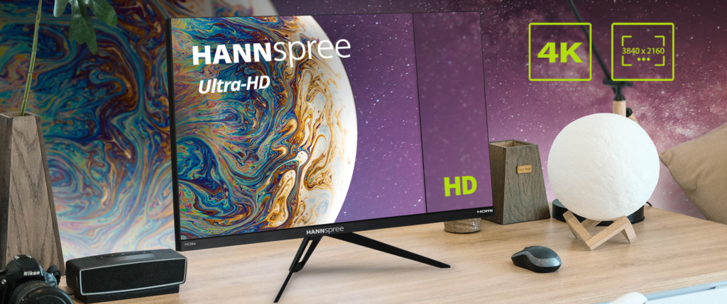 Da HANNspree nuovi monitor a grande schermo Ultra-HD 4K