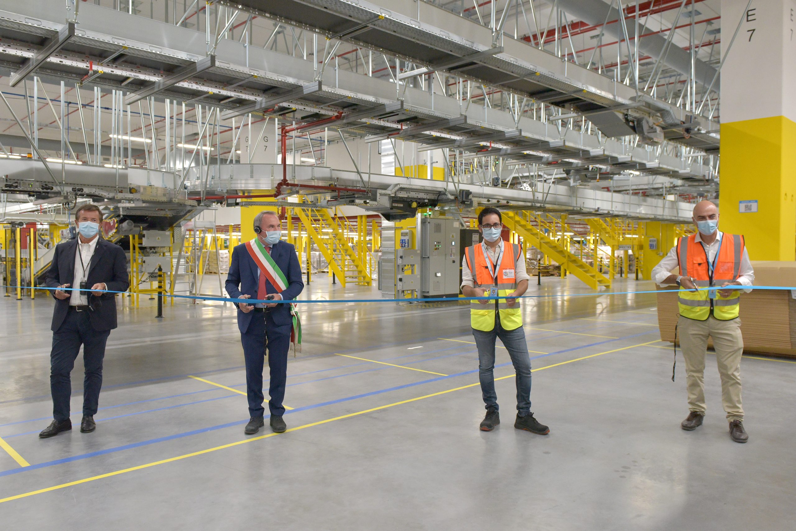 Il centro di distribuzione Amazon di Cividate al Piano è ufficialmente operativo