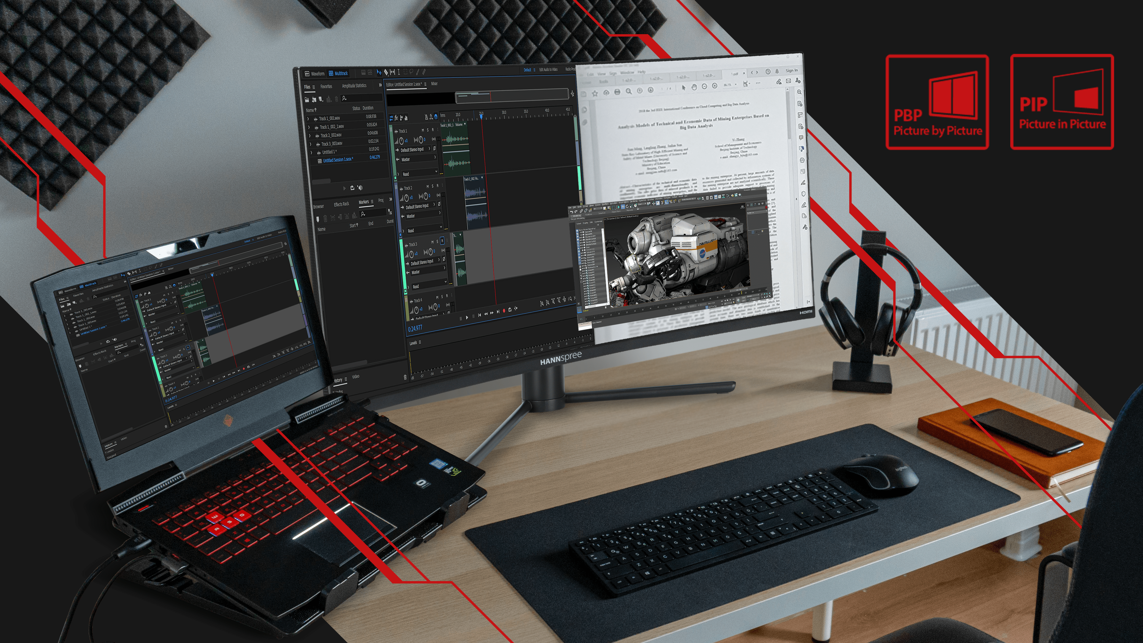 Da HANNspree i nuovi monitor gaming a grande schermo