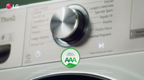 LG torna on air con uno spot dedicato al mondo del  lavaggio