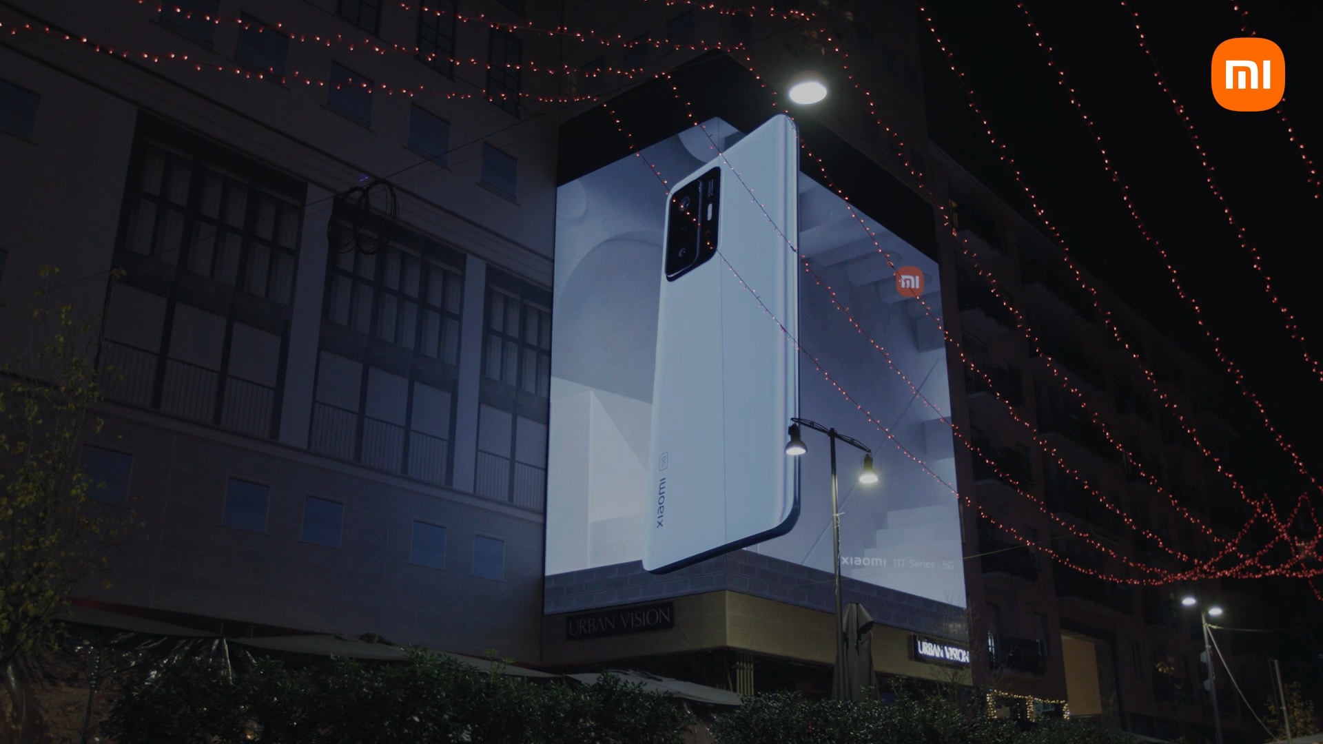 Xiaomi 11T Series 5G protagonista della spettacolare campagna outdoor 3D a Milano