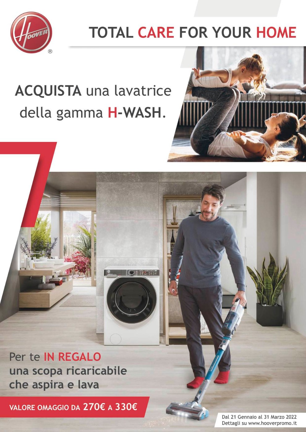 HOOVER lancia la consumer promo “Total Care For Your Home”