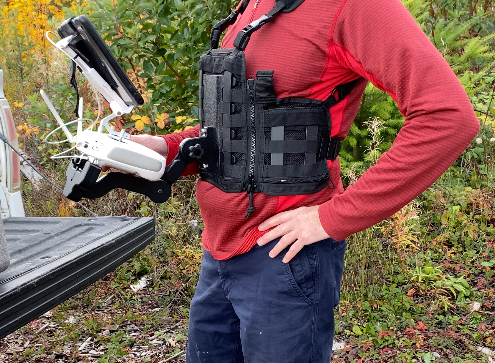 WEROCK introduce il controller ergonomico per droni Chest Pack