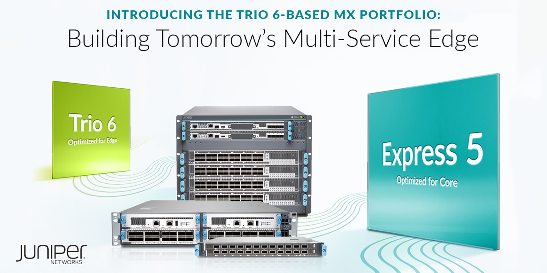 Juniper annuncia tre novità del portfolio MX basato su Trio 6