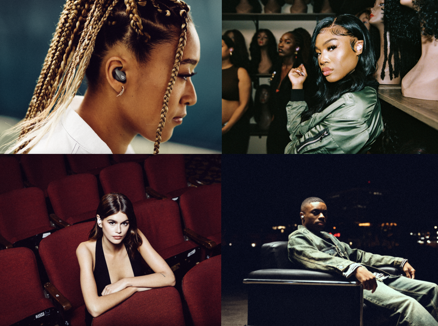 Naomi Osaka, Kaia Gerber, Vince Staples And Quen Blackwell Star protagonisti della campagna Vibey Beats per i nuovi Beats Fit Pro