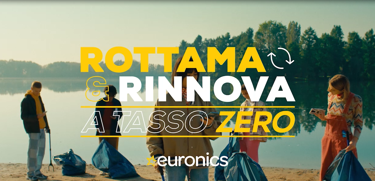 Euronics torna on air e online con la campagna “Rottama e Rinnova”