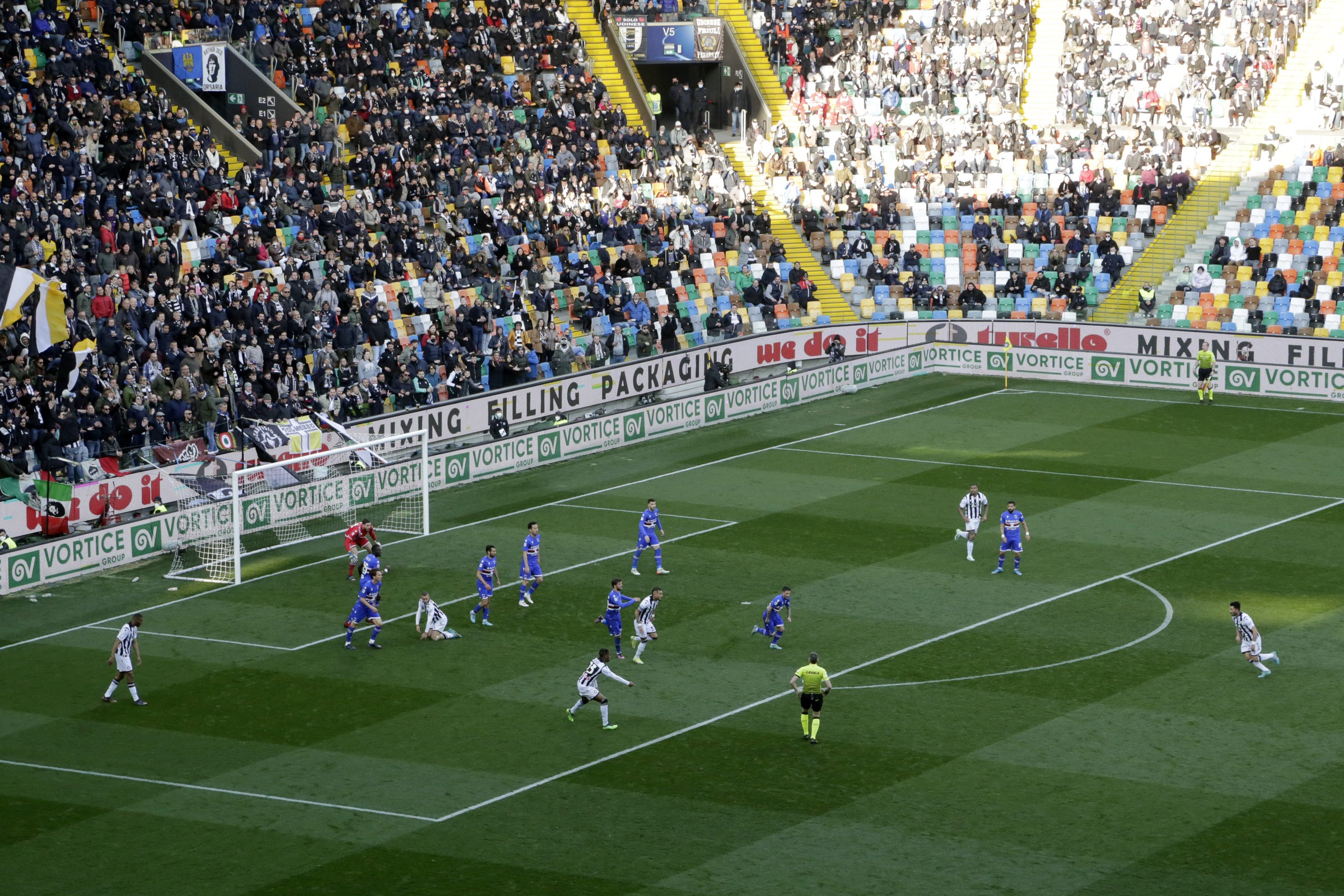 VORTICE Presenting Partner della partita Udinese – Sampdoria
