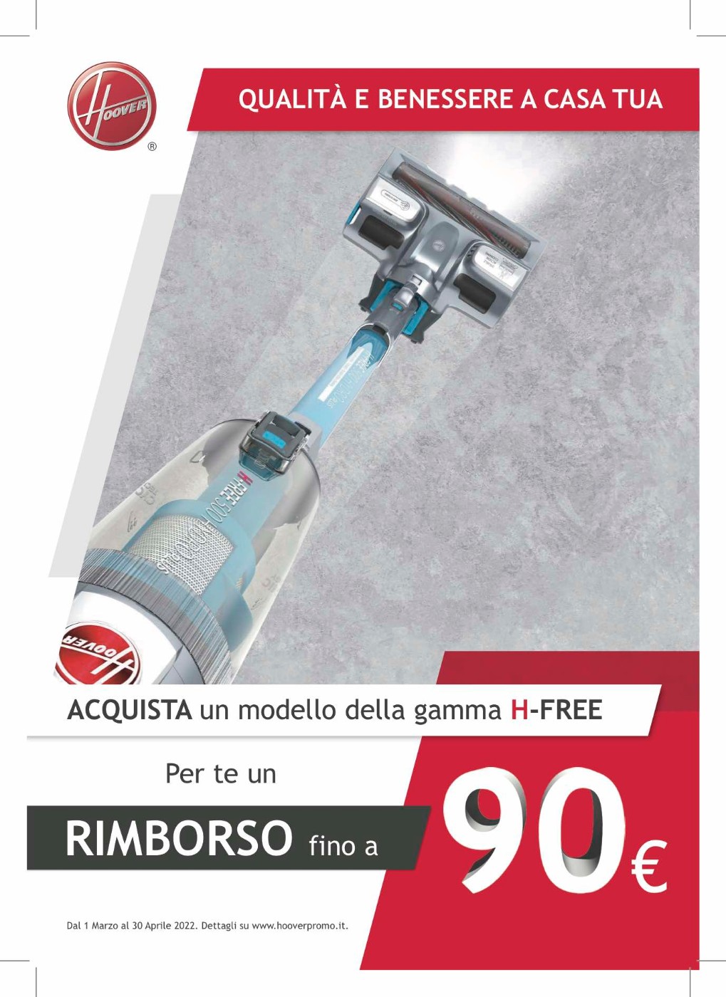 Hoover lancia la consumer promo “Qualità e benessere a casa tua”