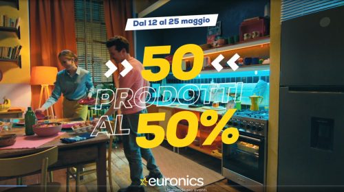 Euronics lancia la campagna “50 prodotti al 50%”
