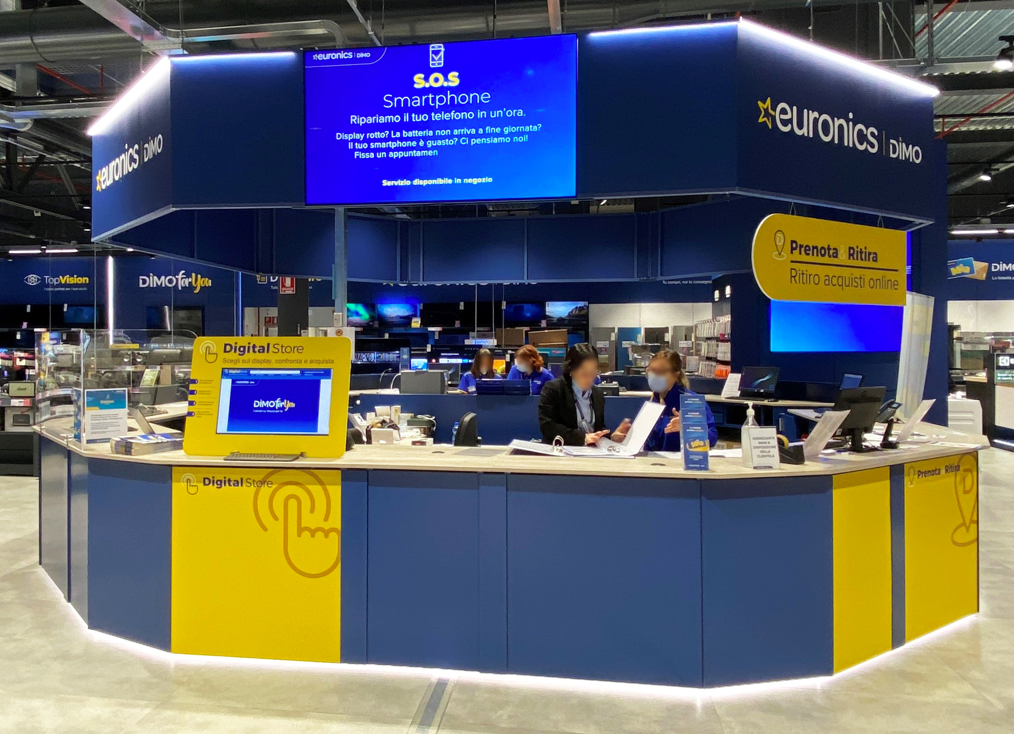 Continua il piano di sviluppo e restyling dei punti vendita Euronics Dimo