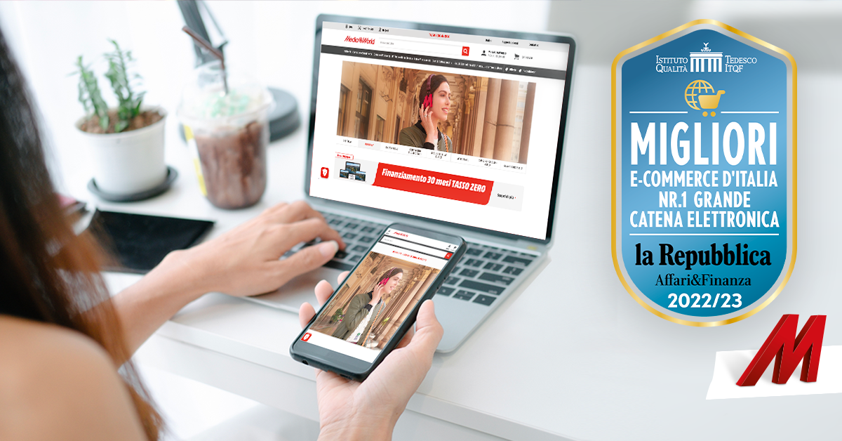 MediaWorld.it_Migliori E-Commerce d_Italia_N1_Grande Catena Elettronica