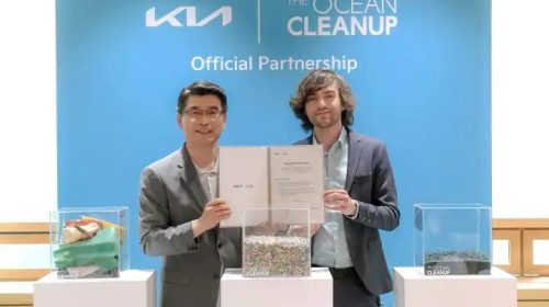Kia firma la collaborazione con The Ocean Cleanup