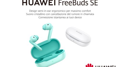 Huawei lancia i nuovi auricolari FreeBuds SE