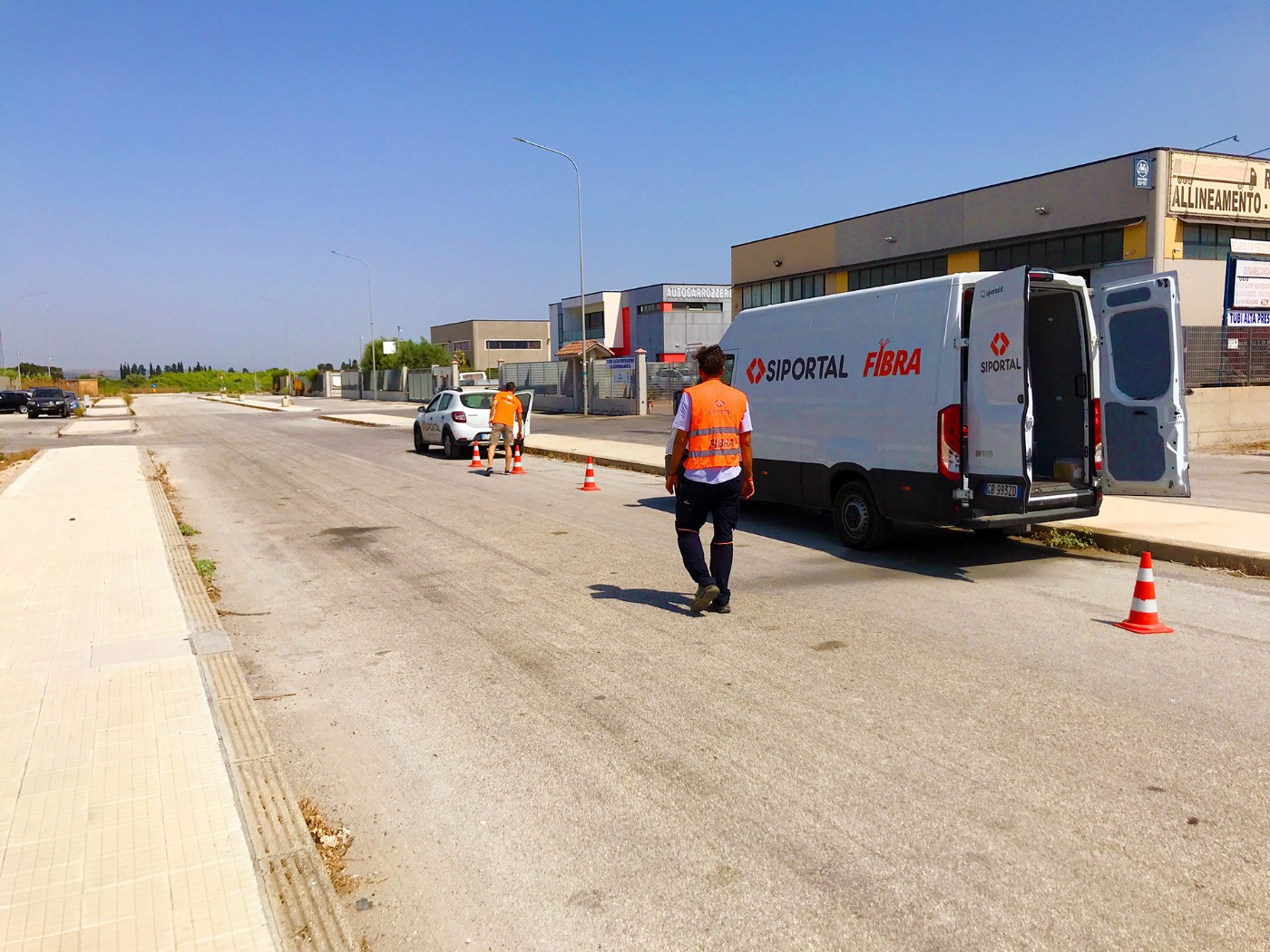 La zona industriale di Lentini adotta la fibra ottica FTTH di SIPORTAL