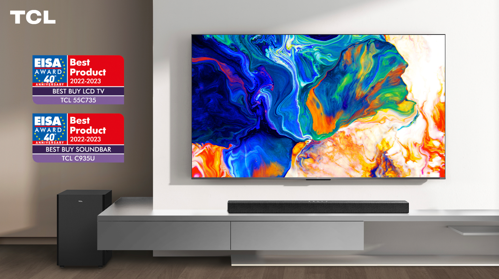 TCL si aggiudica quattro prestigiosi EISA Awards 2022-2023