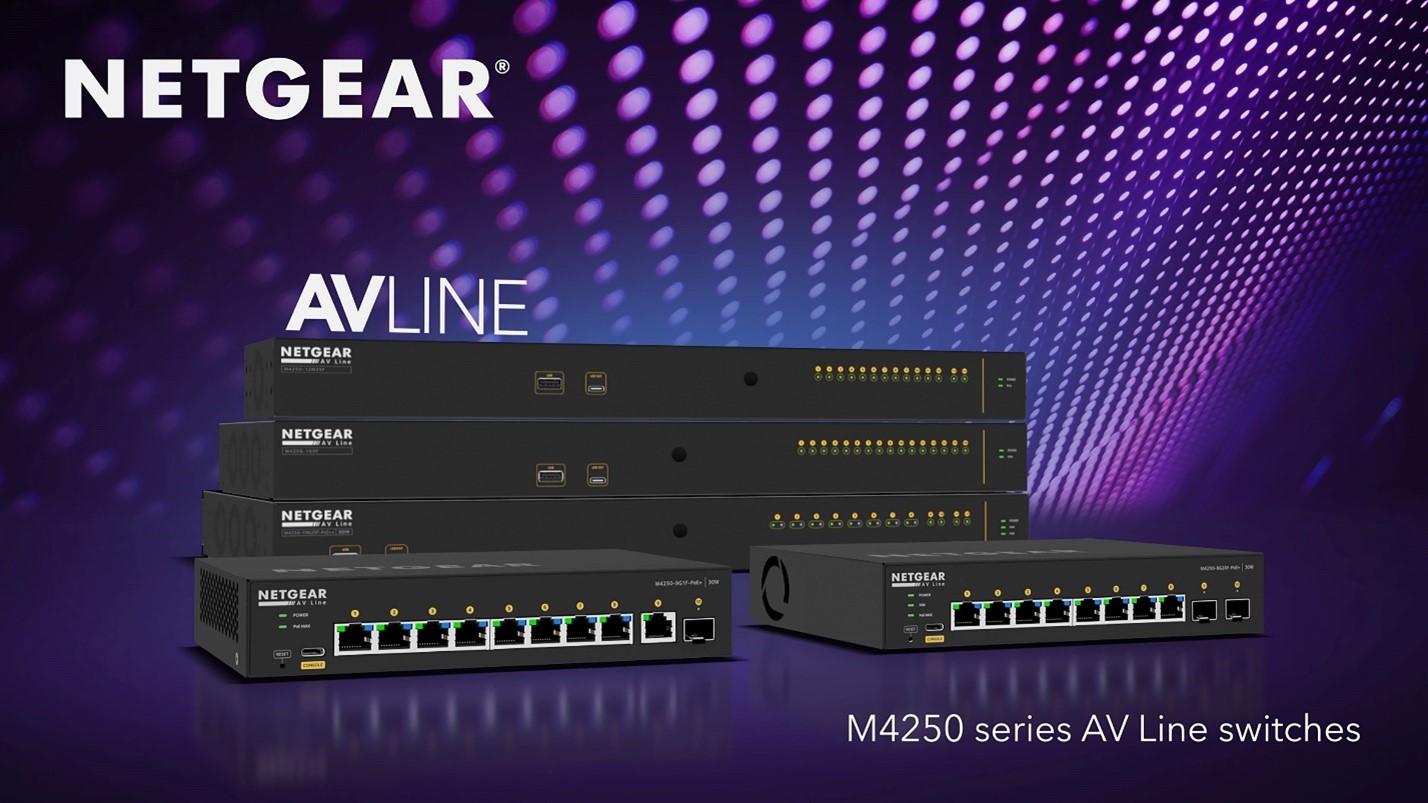 NETGEAR presenta l’intera linea AV in occasione di IBC 2022