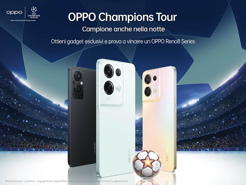 Al via l’OPPO Champions Tour