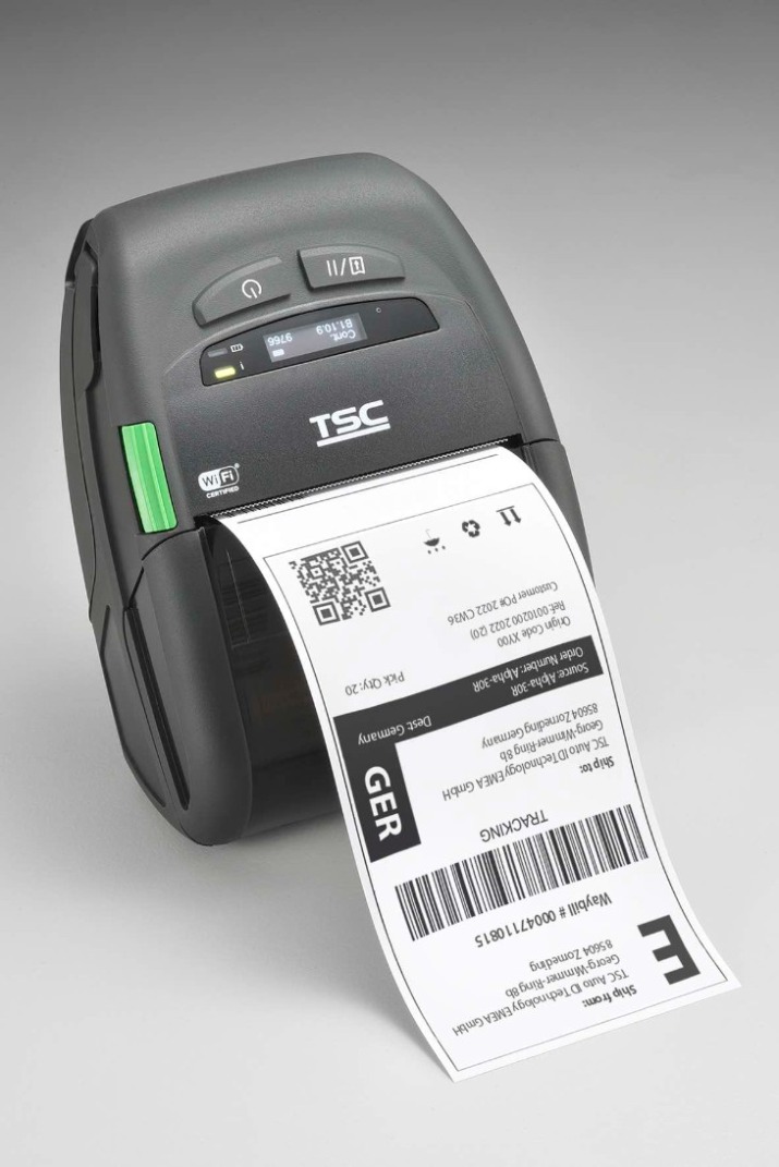 TSC Printronix Auto ID presenta la nuova stampante mobile Alpha-30R
