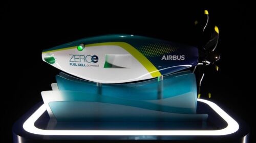 Airbus rivela un motore a idrogeno a emissioni zero