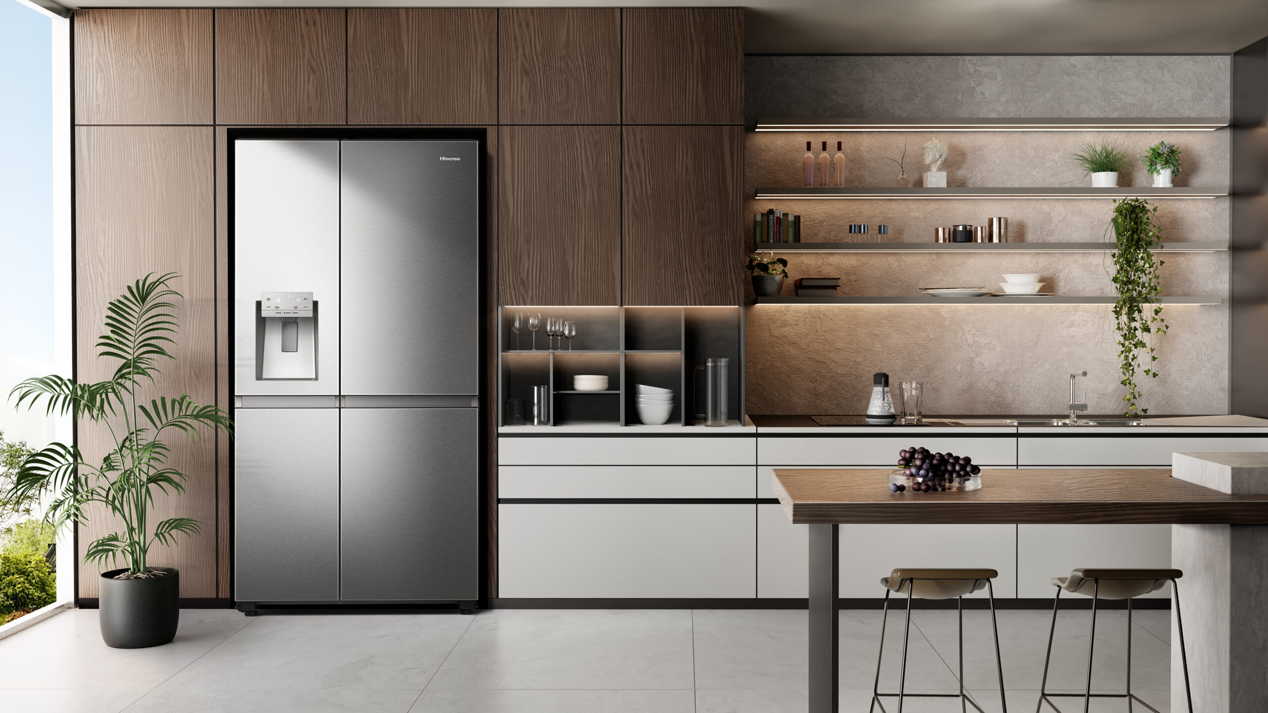 Hisense presenta i frigoriferi side by side PureFlat Infinite Series