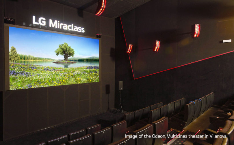 LG lancia il nuovo marchio di display LED per cinema LG Miraclass