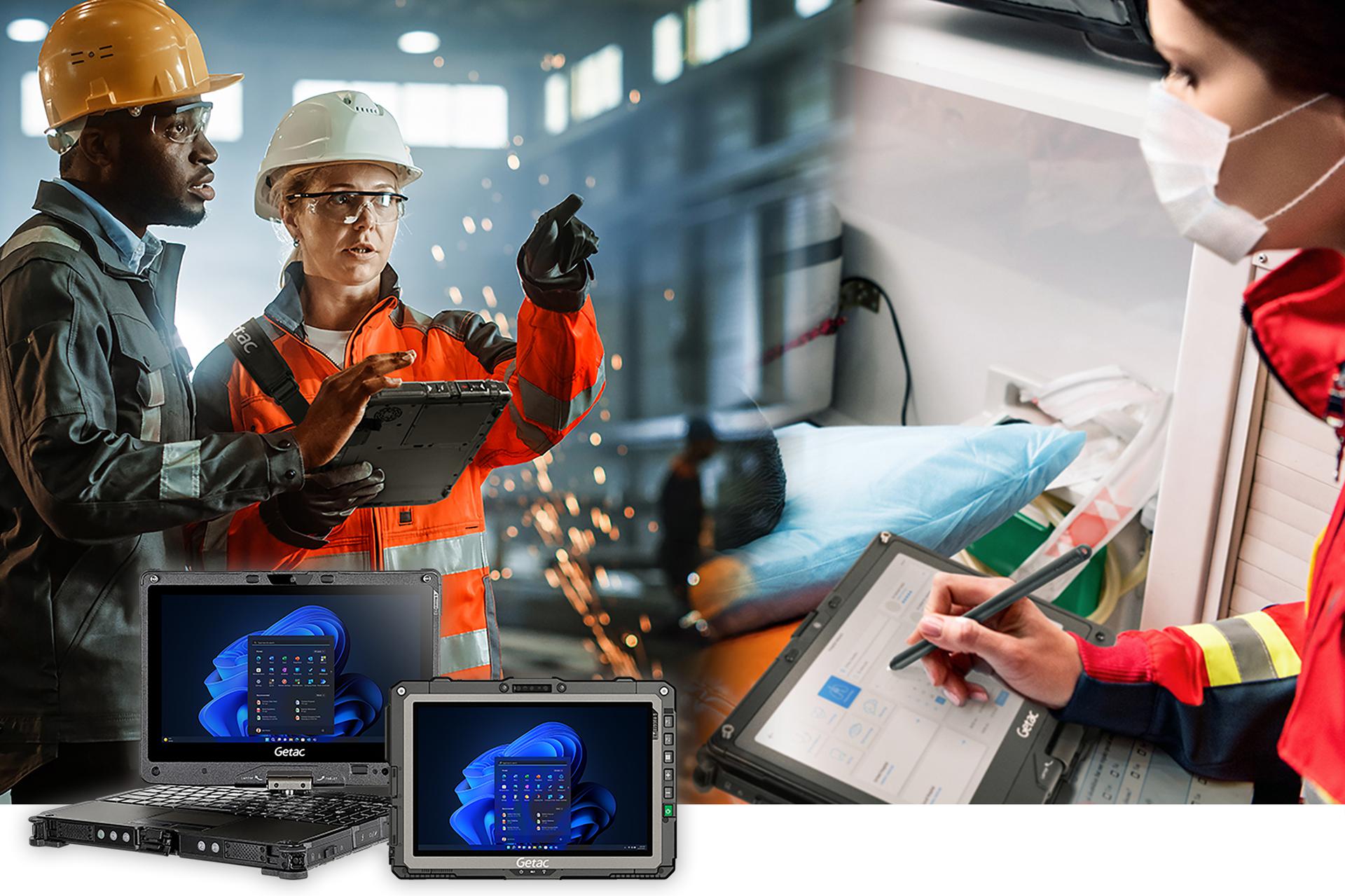 Getac V110 and UX10