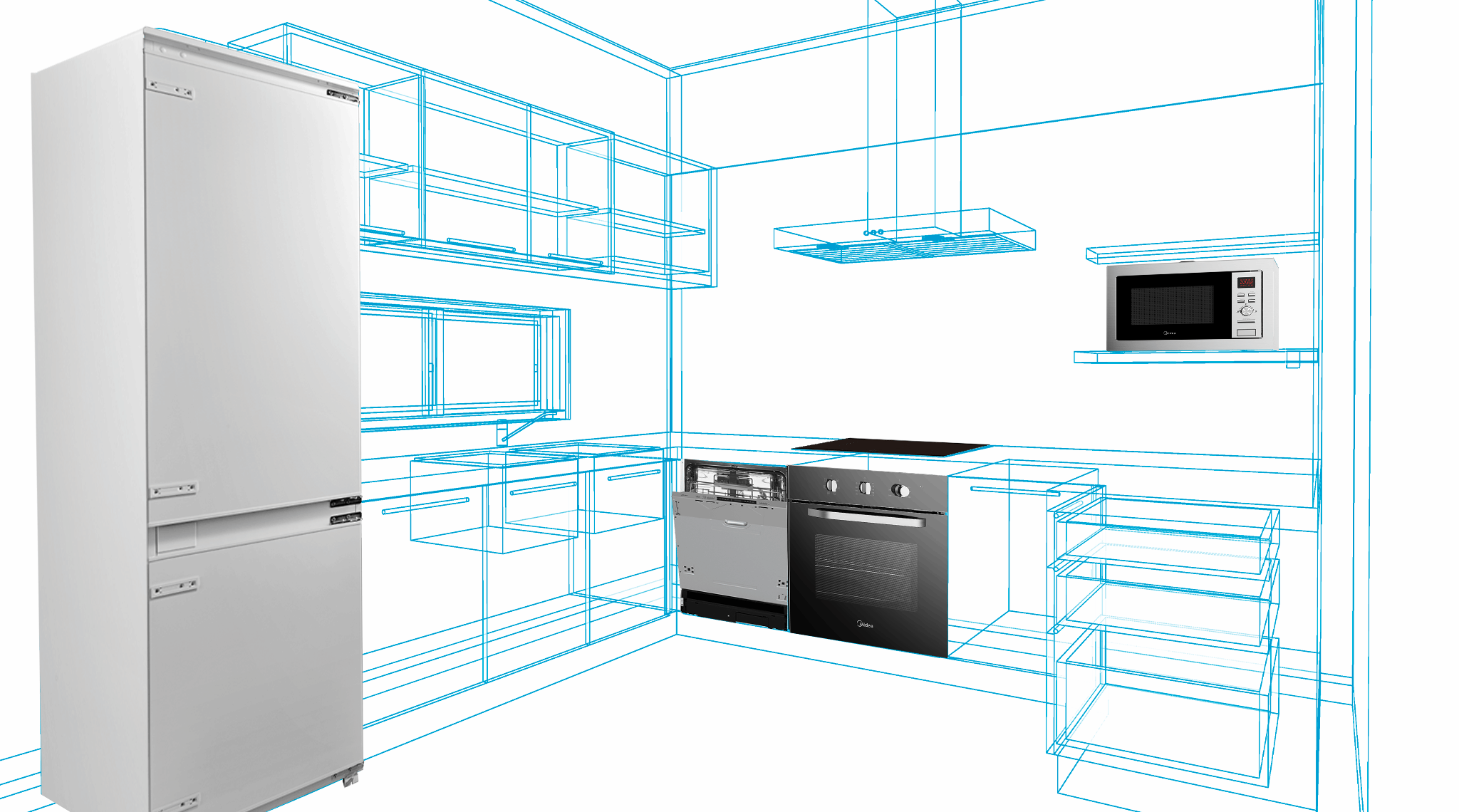 Nuova linea di elettrodomestici a Marchio Midea in partnership con Mondo Convenienza