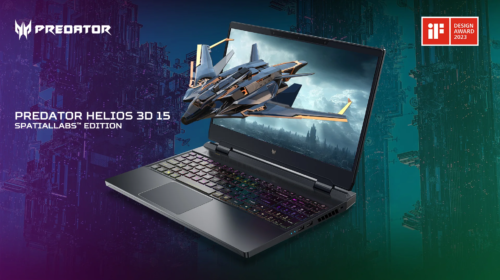 Il laptop Predator Helios 3D 15 SpatialLabs Edition riceve gli iF Design Awards 2023