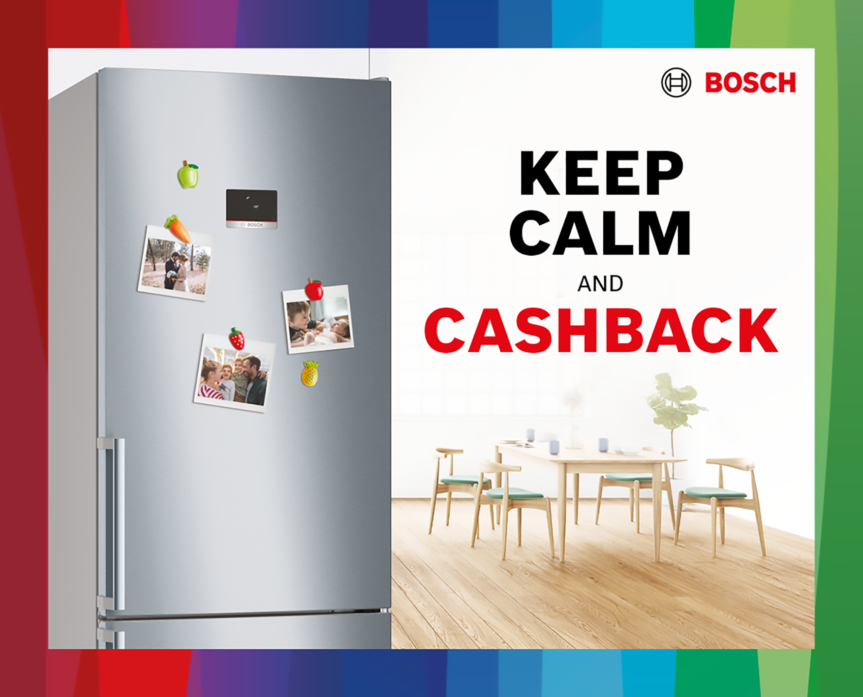 Bosch lancia la campagna “Keep Calm and Cashback”