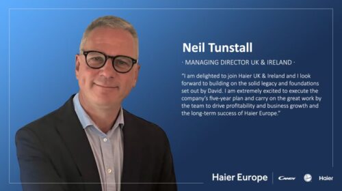 Neil Tunstall si unisce a Haier Europe come nuovo Amministratore Delegato per Regno Unito e Irlanda