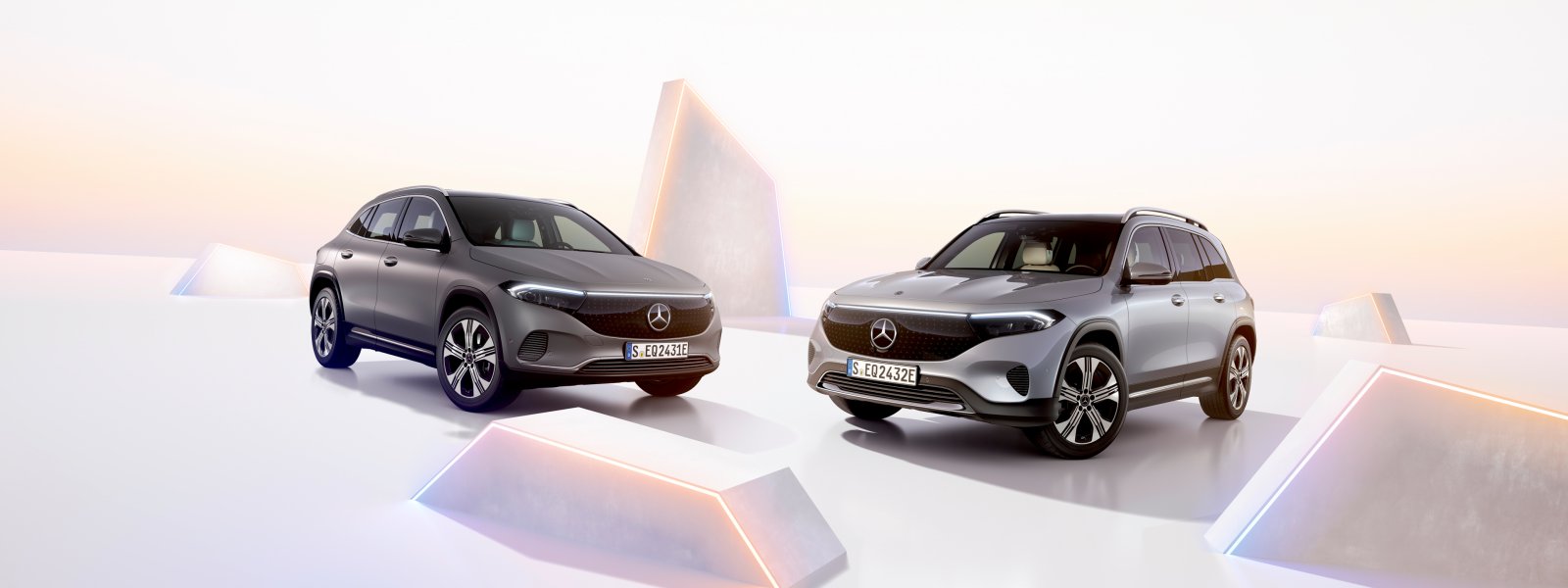 Mercedes aggiorna la EQA e la EQB