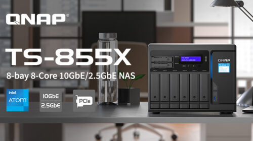 QNAP presenta il NAS 10GbE a 8 core e prestazioni elevate TS-855X
