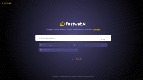 FastwebAI: l’assistente virtuale basato su intelligenza artificiale generativa per scoprire il mondo di Fastweb