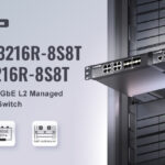QNAP presenta gli switch rackmount a mezza larghezza QSW-M3216R-8S8T e QSW-3216R-8S8T