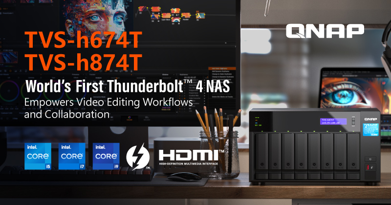 QNAP presenta il primo NAS Thunderbolt 4
