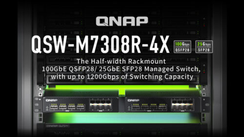 QNAP presenta il nuovo switch gestito 100GbE QSW-M7308R-4X