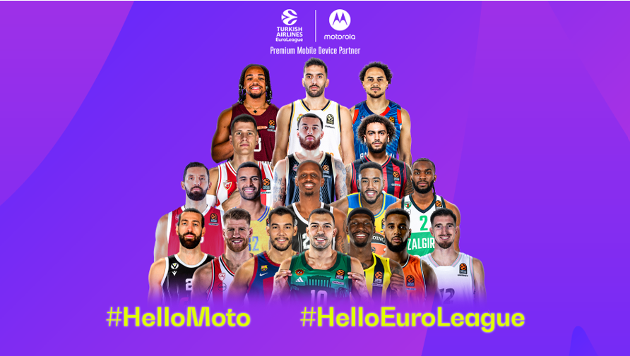 Motorola diventa Premium Mobile Smartphone Partner di EuroLeague Basketball