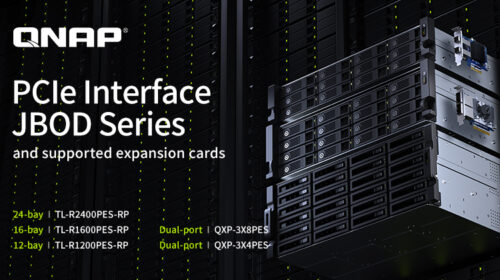 QNAP presenta la nuova serie di alloggiamenti di archiviazione JBOD con interfaccia PCIe