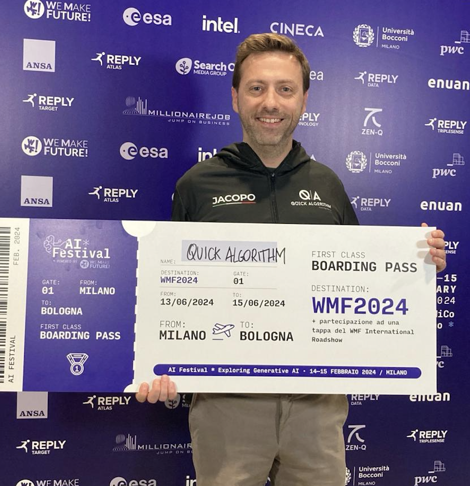 Quick Algorithm vince la Startup Competition AI 4 Future all’AI Festival
