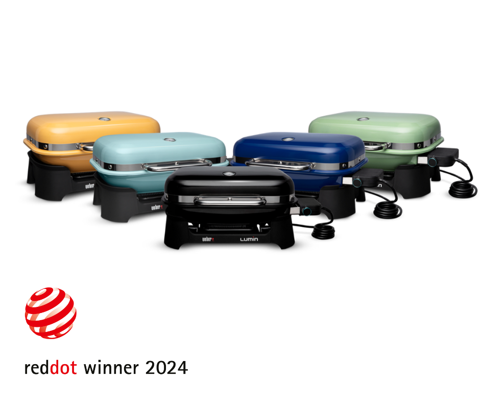 Il barbecue elettrico Weber Lumin ottiene il Red Dot Award per il design di prodotto