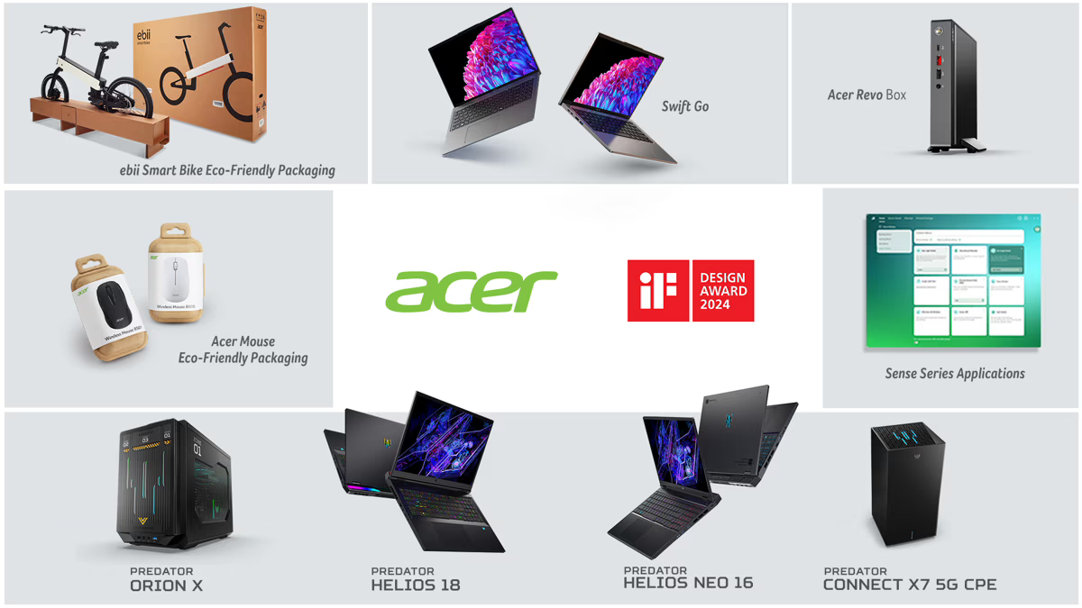 Acer vince numerosi iF Design Awards 2024