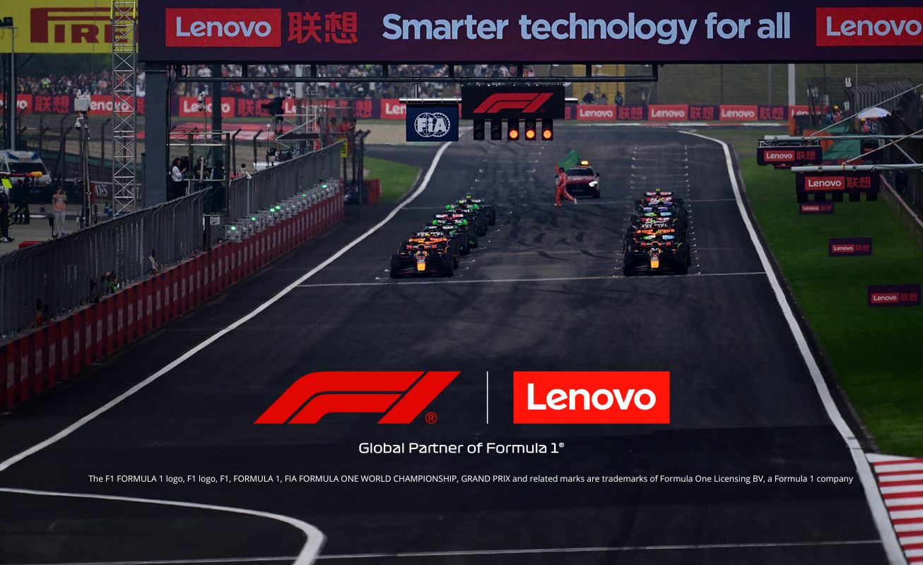 Lenovo diventa Global Partner di Formula 1 con un accordo rinnovato