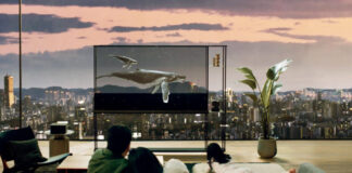 LG OLED T: il primo TV OLED trasparente wireless