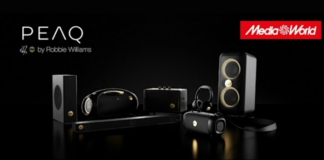 MediaWorld e Robbie Williams insieme per il lancio dell’esclusiva collezione audio “PEAQ by Robbie Williams”